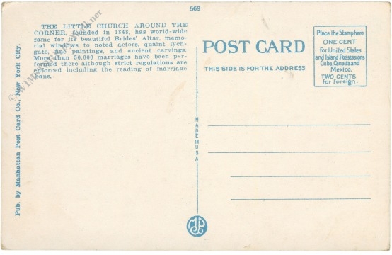 new york, new york city, the little chruch around the corner