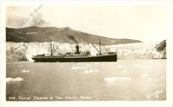 alaska, taku glacier, tourist steamer alaska, taku glacier, tourist steamer
