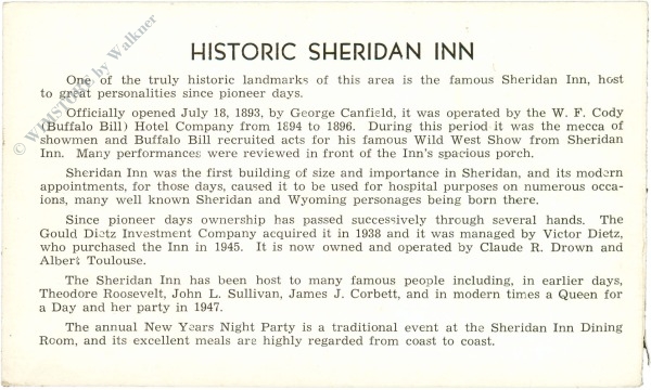 wyoming, sheridan, scheridan inn