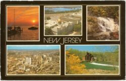 new jersey, trenton, sunset at seaside park