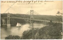 maine, penobscot river, waldo hancock bridge