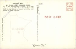 minnesota, st. cloud state college, stewart hall