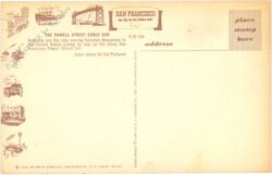 kalifornien, san francisco, the powell street cable car