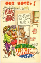 kalifornien, san francisco, hippieland, hotel