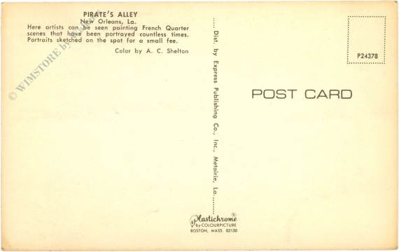 louisiana, new orleans, pirate's alley