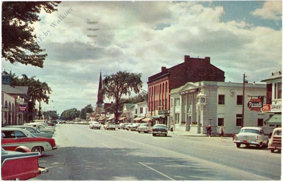 new york, williamsville, main st. looking east
