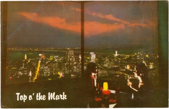 kalifornien, san francisco, from top o'the mark