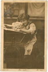 mädchen mit katze