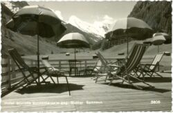 samnaun, muttler, hotel silvretta, sonnenterrasse