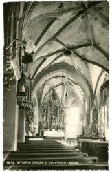 badia, interno chiesa di colfosco