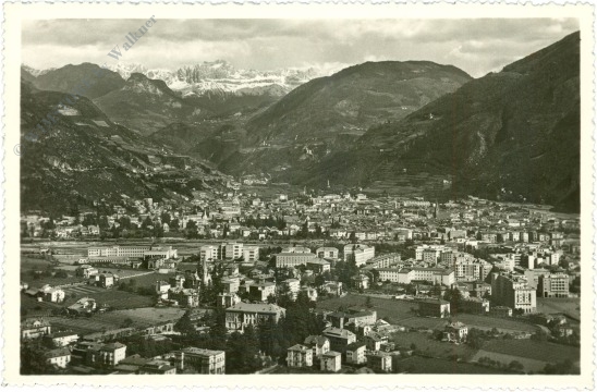 bozen (bolzano), panorama mit dem rosengarten bozen (bolzano), panorama mit dem rosengarten