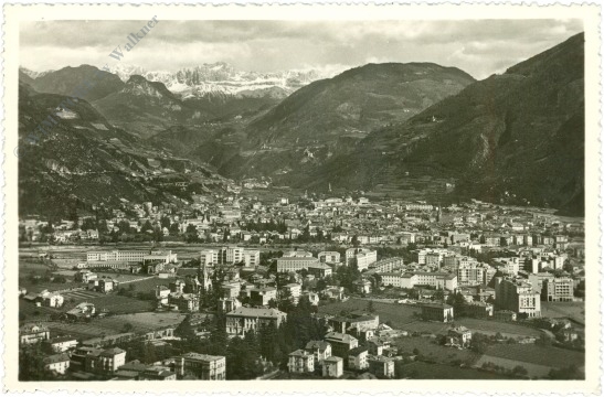 bozen (bolzano), panorama mit dem rosengarten bozen (bolzano), panorama mit dem rosengarten
