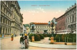 triest (trieste), piazza delle poste