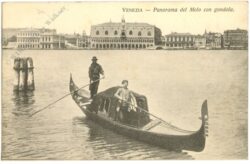 venedig (venezia), panorama del molo