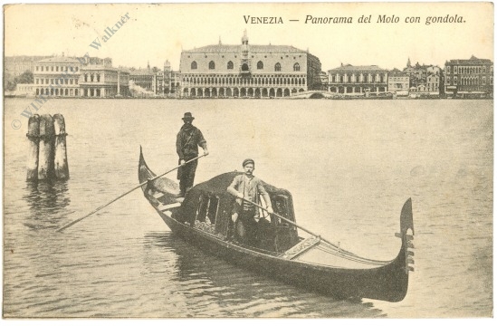 venedig (venezia), panorama del molo