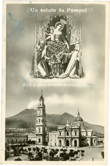 pompei, gruss aus pompei, gruss aus