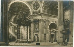 rom, interno di s. pietro