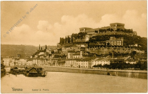 verona, castel s. pietro