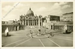 rom, piazza e basilica di s. pietro