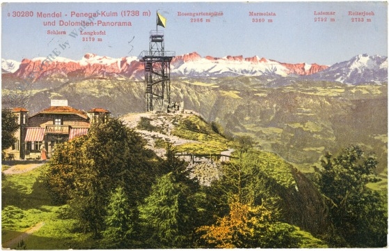 dolomiti: mendel penegai kulm, dolomiten panorama