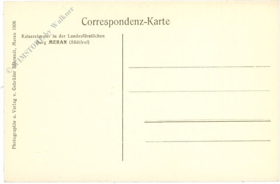 meran, kaiserzimmer in der burg