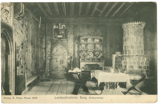 meran, landesfürstliche burg, kaiserstube