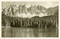 dolomiti, lago di carezza