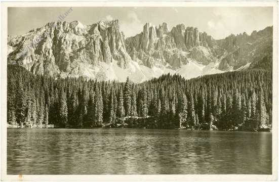 dolomiti, lago di carezza