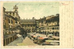 verona, piazza erbe
