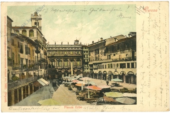 verona, piazza erbe