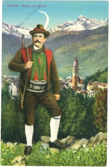 meran, gruss aus, südtirol