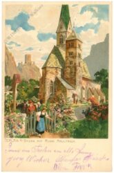 terlan, bei bozen, mit ruine maultasch