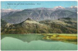 kalterer see mit ruine leuchtenburg