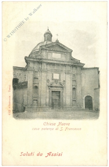 assisi, chiesa nuova assisi, chiesa nuova