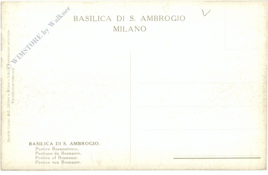 mailand, basilica di s. ambrogio