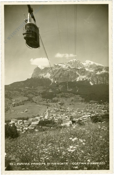 cortina d'ampezzo, funivia principe di piemonte