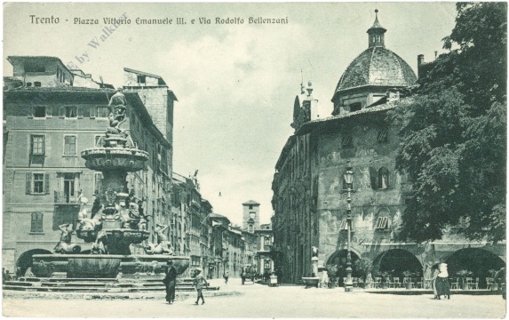trento, piazza vittorio emanuele iii e via rodolfo bellenzani