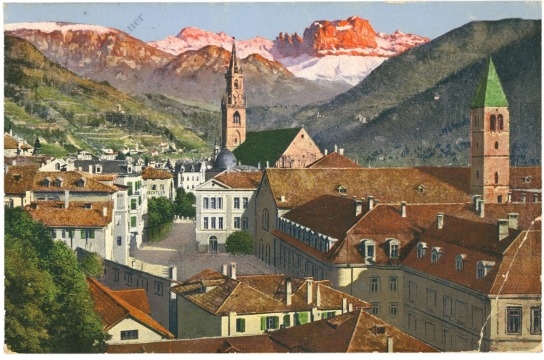 bozen, mit schlern und rosengarten bozen, mit schlern und rosengarten