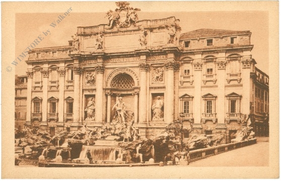 rom, trevibrunnen