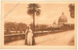 vatikan, s.s. il papa pio xi nei giardini vaticani