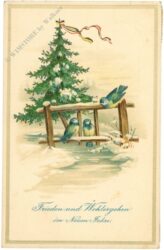 neujahr vögel im wald
