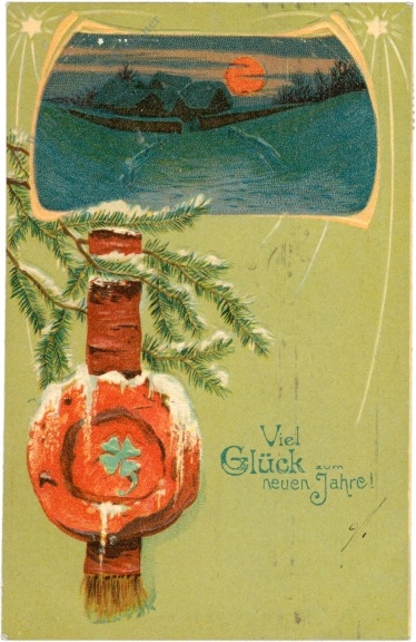 neujahr landschaftsbild