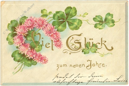 neujahr klee