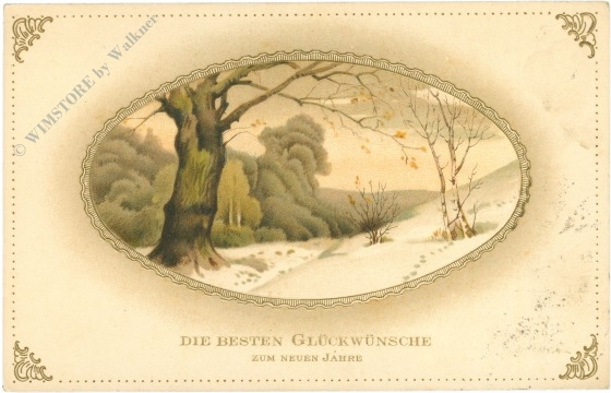 neujahr landschaft