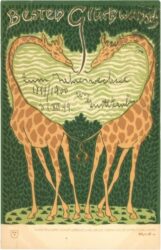 neujahr giraffen