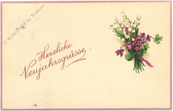 neujahr blumenstrauß