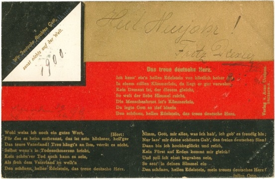 neujahr deutsche flagge