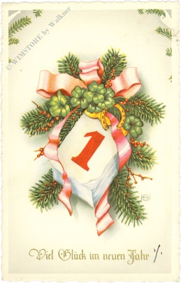 neujahr kalenderblatt