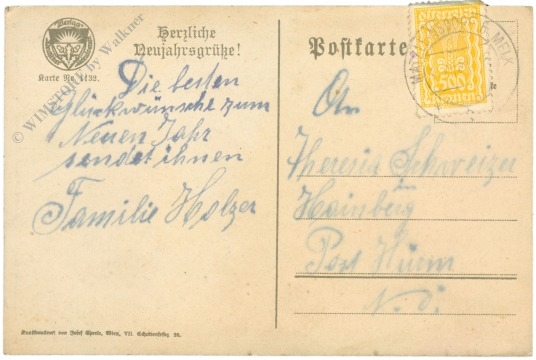 neujahr schulmädchen im schnee