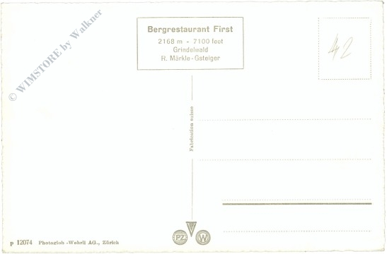 grindelwald, first bahn mit flescherwnad
